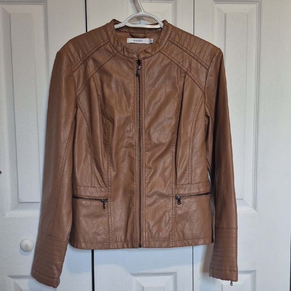 Ricki's Tan Leather Jacket